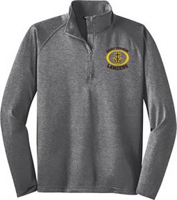 Men's Sport-Wick Stretch 1/2-Zip Pullover, Charcoal Heather